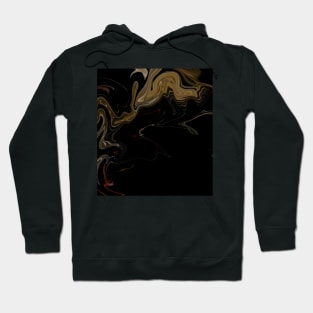 Wild Fire Smoke - Digital Liquid Paint Swirls Hoodie